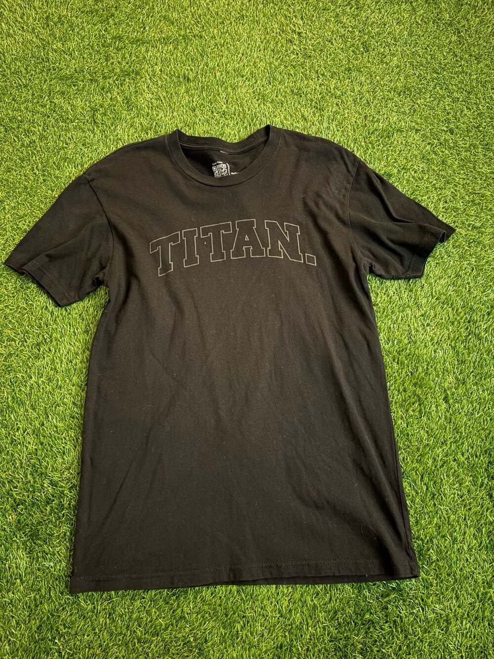 Titan Clothing Men's Black Crew Neck Graphic T-Shirt